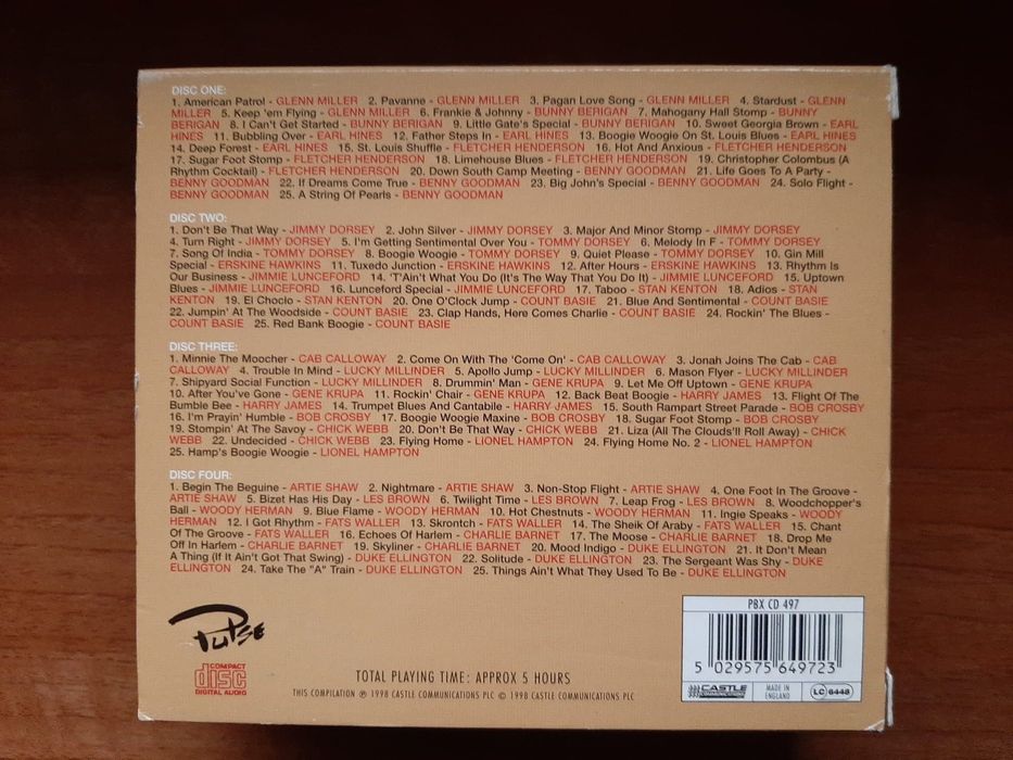 The Golden age of swing - 4 płyty cd