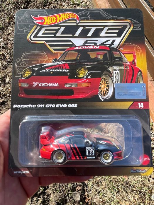 ホットウィール ポルシェ 911 GT2 EVO 993 ELITE64シリーズのPORSCHE 911 GT2 EVO 993 発売！【Mattel