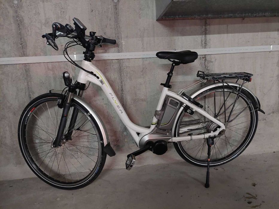 Rower Elektryczny Flyer Szwajcarski Jak Nowy Damski Uni E-Bike