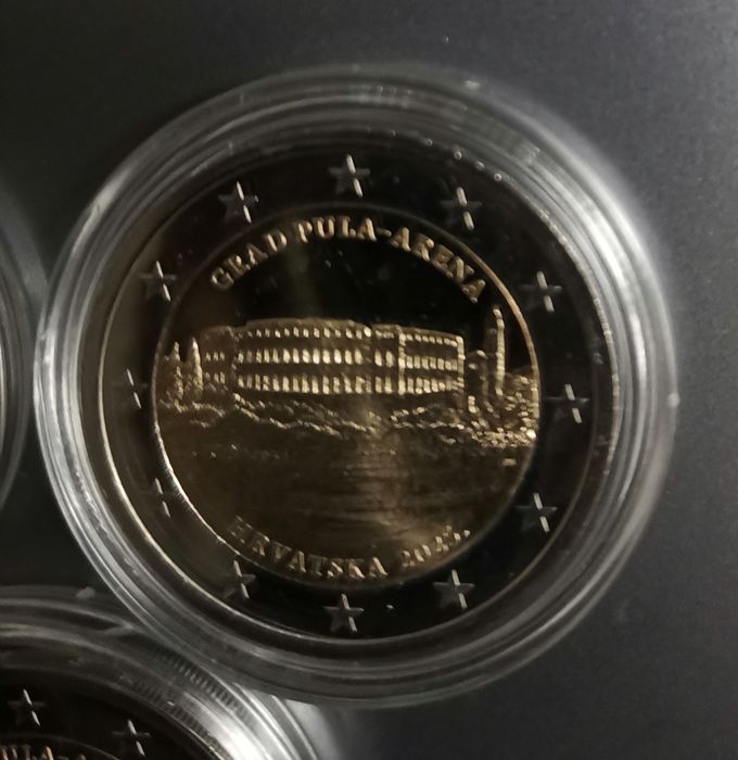 Croácia 2025 - Moeda comemorativa de 2€ UNC em cápsula