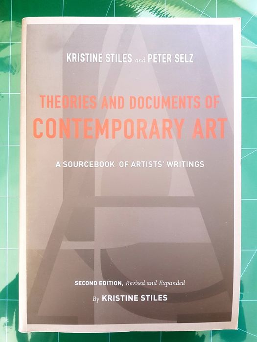 Theories and Documents of Contemporary Art