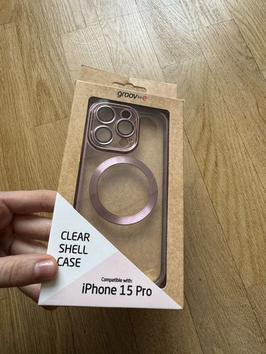 Супер чохол для Iphone 14pro i 15pro Кейс новий Rose Gold