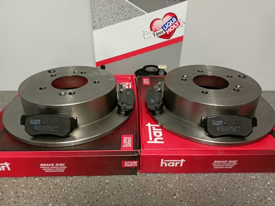 Hyundai Santa Fe,Tucson 04- Tarcze hamulcowe tył /284mm/+klocki kpl.>