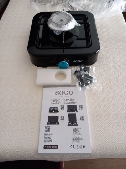 Fogão a gás de um bico Sogo NOVO