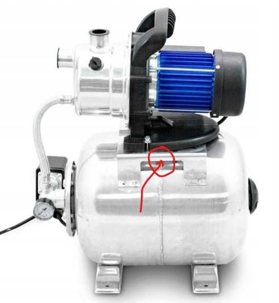 Pompa wodna stal nierdzewna 1200W 19L 50M