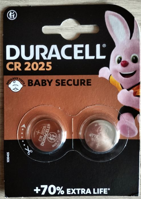 Батарейка DURACELL CR2025, CR2016, CR2032, LR44