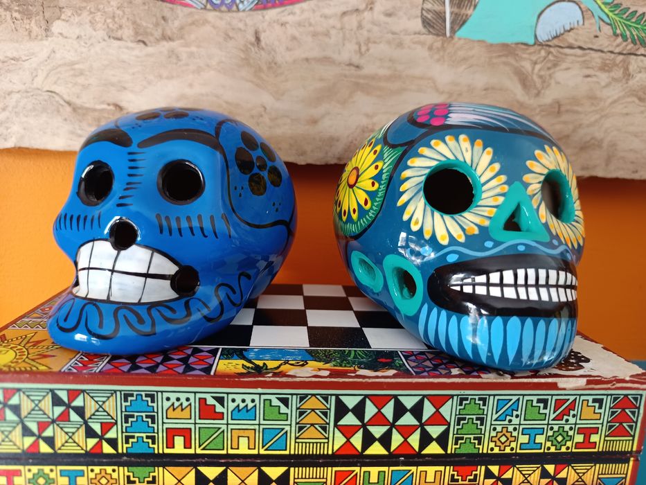 Caveiras mexicanas pintadas