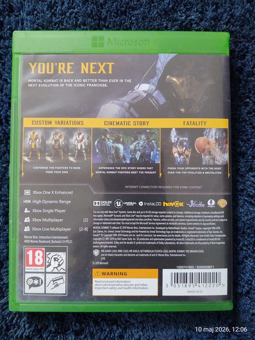 Mortal kombat 11 Xbox one series