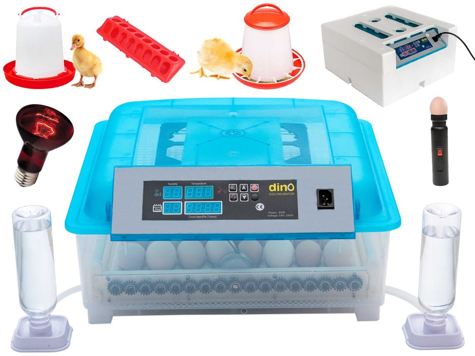 INKUBATOR DINO do 56 JAJ klujnik wylęgarka FULL AUTOMAT Automatyczny