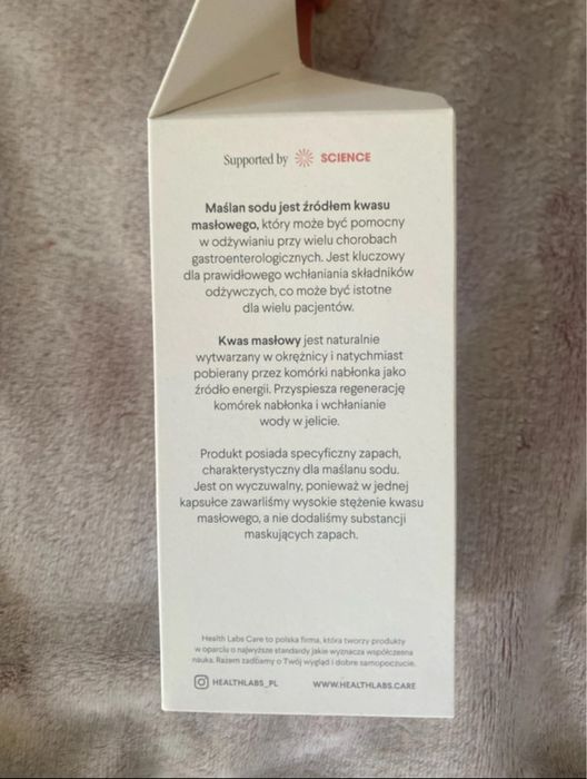 Maślan sodu Forte healthlabs CARE