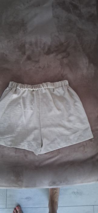Sporty spodenki H&M beżowe 38/40 M L letnie jak len