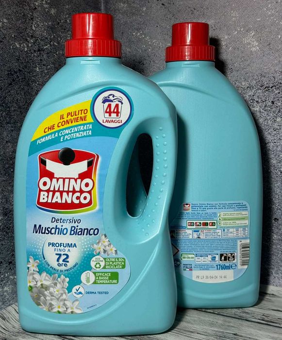 Гель для прання Omino Bianco Мускусний, 1760 мл