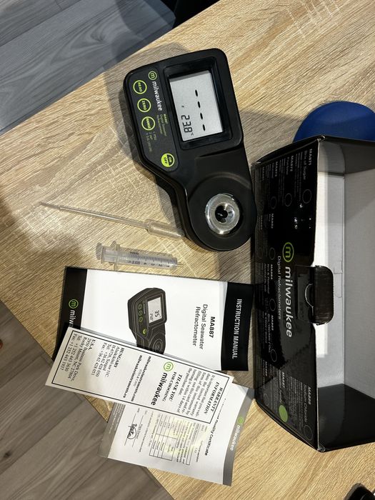 Milwaukee refraktometr MA887 akwarium morskie