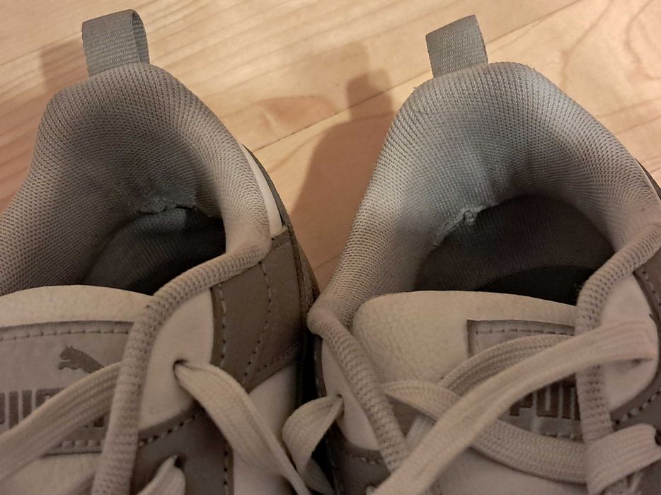 Buty PUMA REBOUND LOW biało-szare rozmiar 44