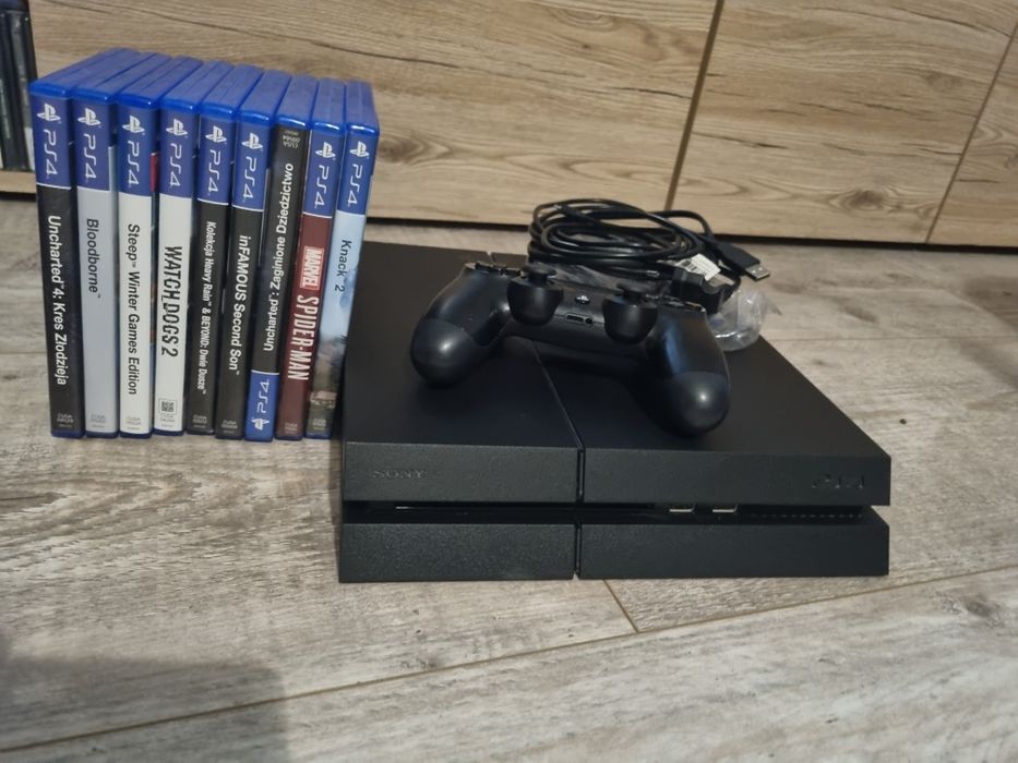 PlayStation 4 1TB i 9 gier