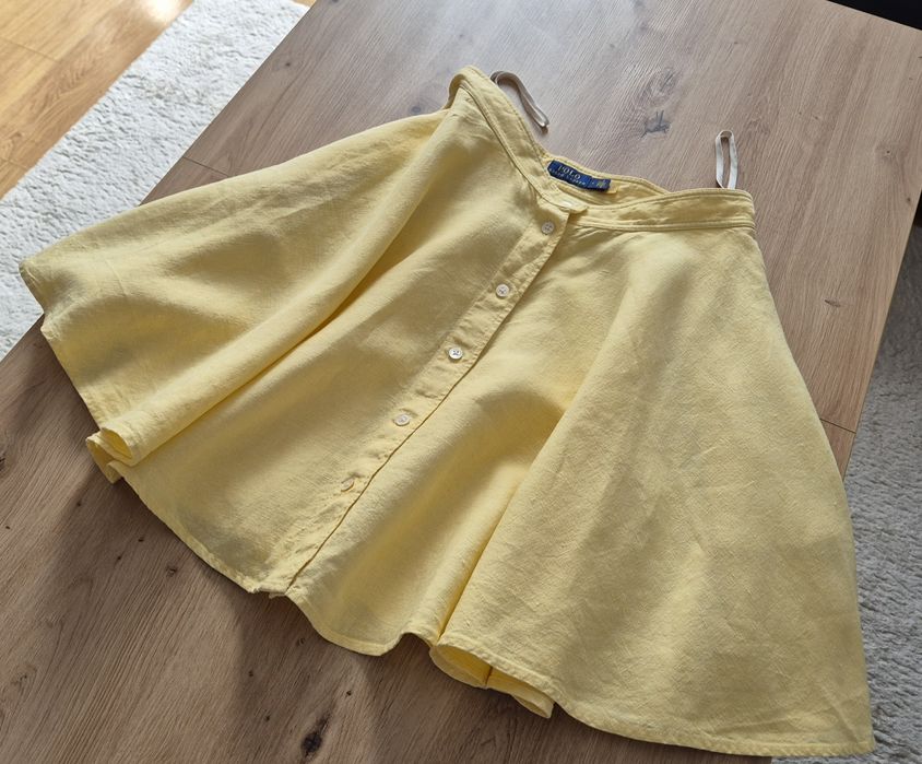 Spódnica z lnu Ralph Lauren S
