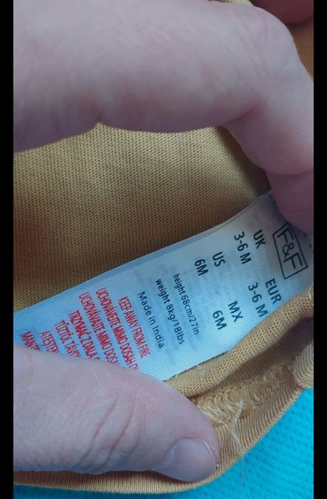 T-shirt rozmiar 68