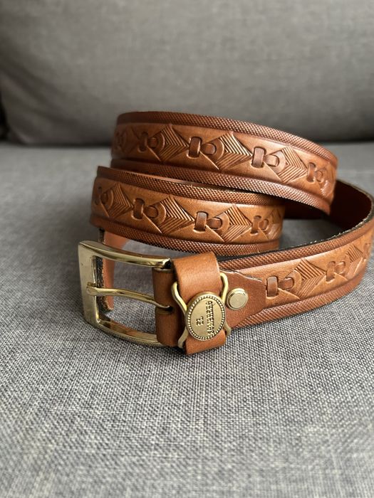 Ремінь шкіряний el sombrero вінтаж