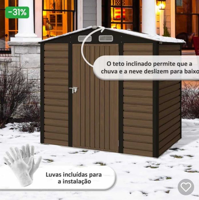 Abrigo de Jardim - Novo e Embalado