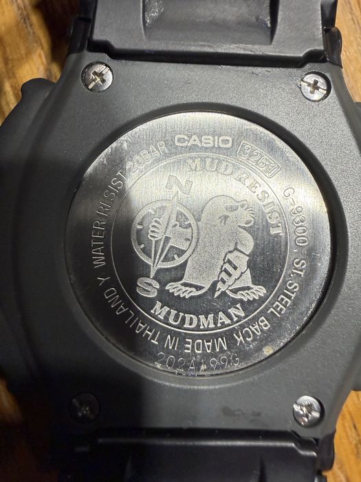 Zegarek Casio Mudman G-9300-1ER - polska dystrybucja