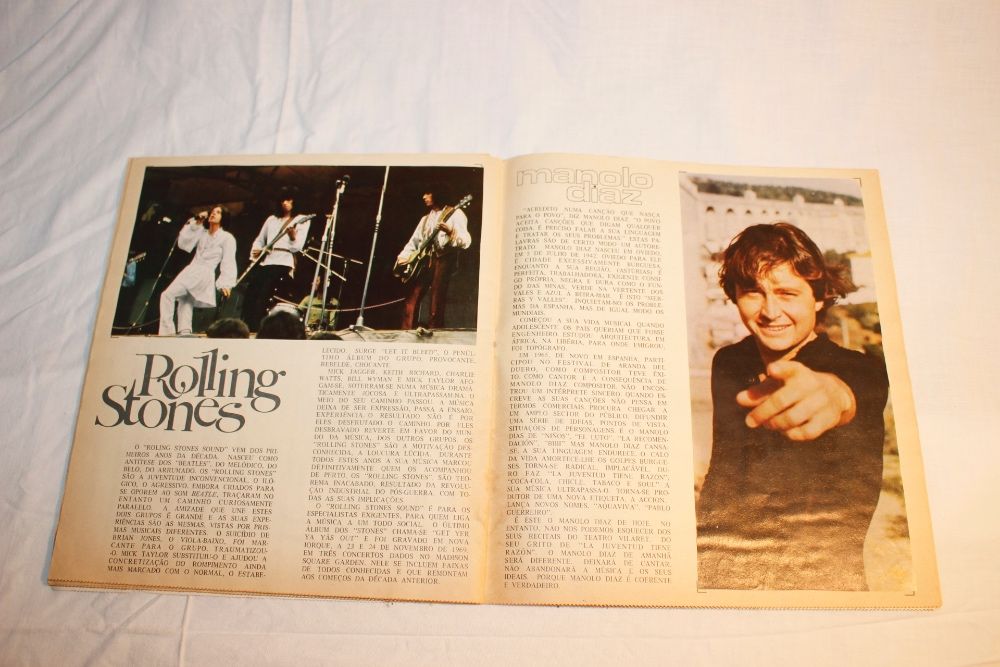 Caderneta / Album Pop Music Flama - 1971 - Completa - Rara