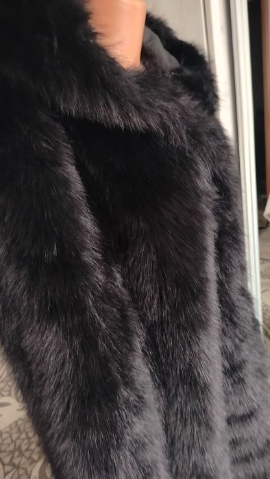 Нова шуба з довгим ворсом