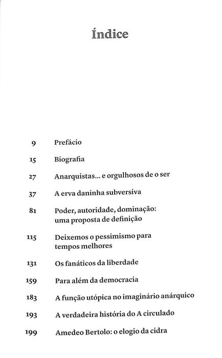 "Anarquistas e Orgulhosos de o Ser" de Amedeo Bertolo [Novo]