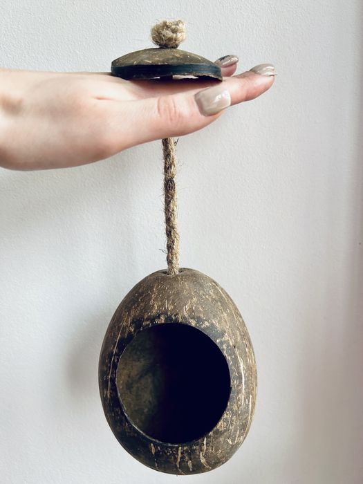 ЕкоДІМ, годівничка та гойдалка для домашніх улюбленців з кокосу