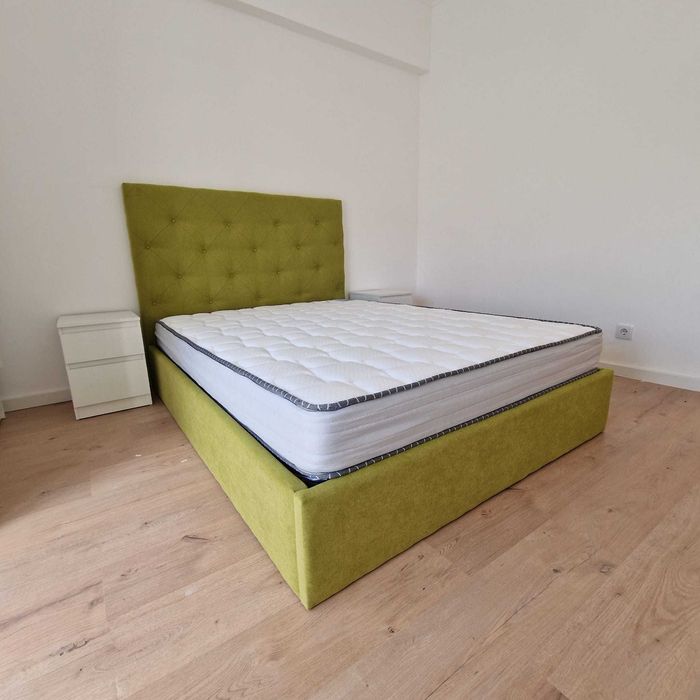 Camas de Casal Estofadas de Luxo 199€ Disp. em Várias Cores! 190x140m!