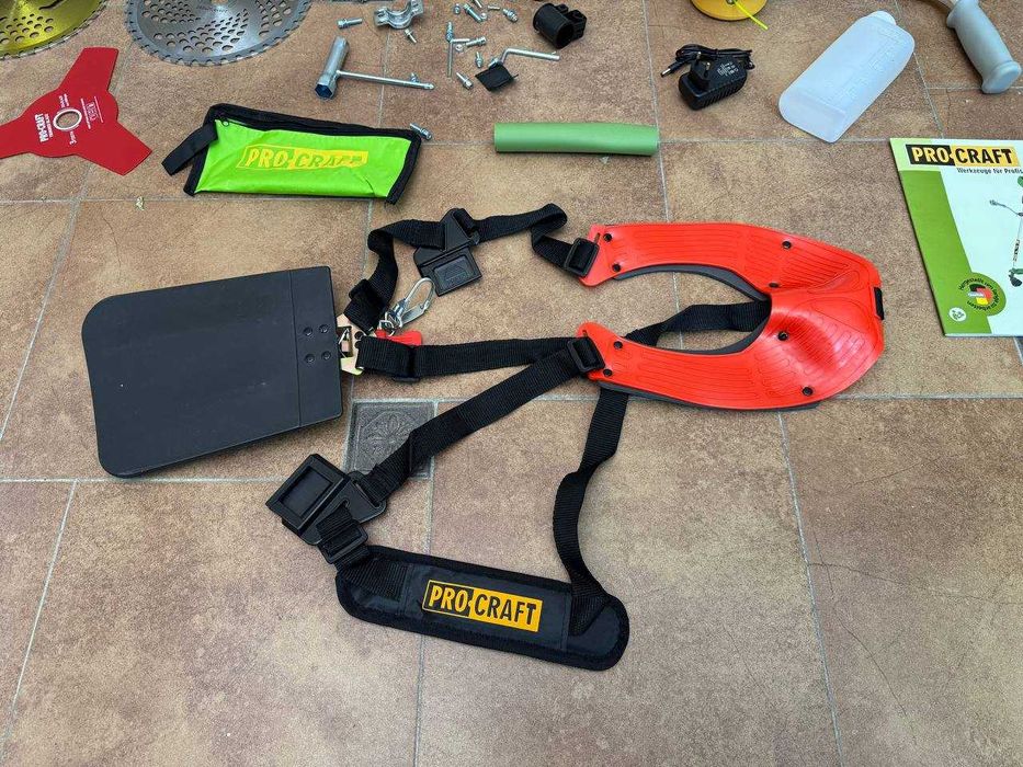 Бензинова Коса Procraft  Бензокоса з електро стартером +3 диска +леска