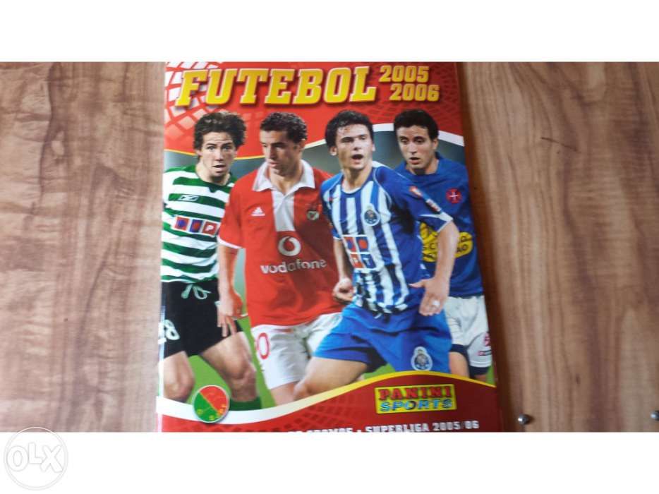 Cadernetas cromos futebol