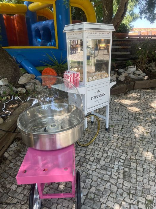 Pack Máquinas (pipocas e algodão doce) + insuflável