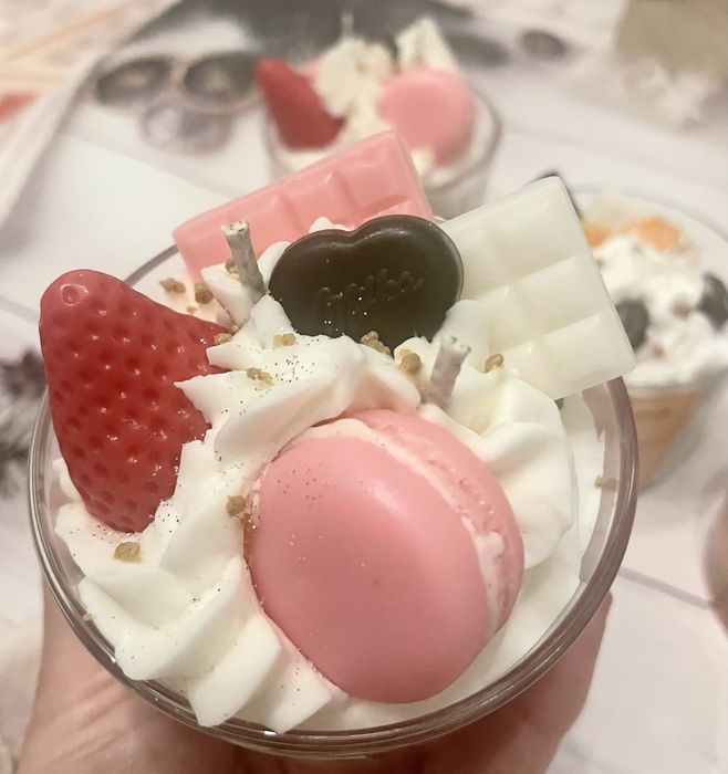 Свічка ручної роботи подарунок аромасвічка декор