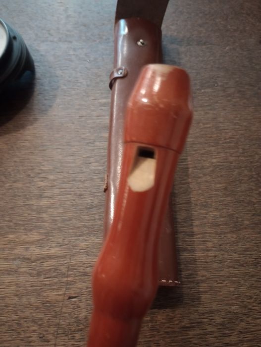 Stary drewniany flet Okazja