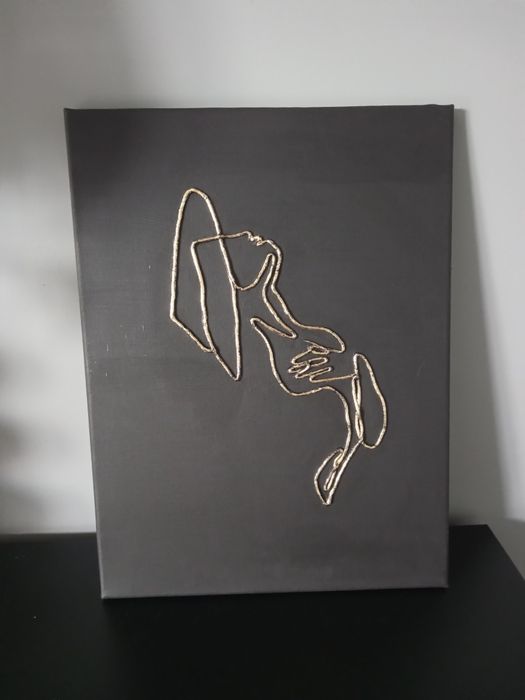 Obraz na czarnym tle 30/40 cm