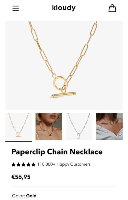 Kloudy Joias de coleção tudo Novo embalado + caixa guarda joias