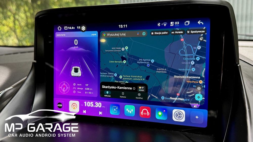 FORD KUGA II /C-MAX II  Nawigacja Android_14 4G CarPlay/AA Qled Montaż Gwarancja