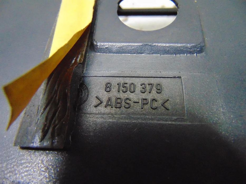 BMW E38 placa da matrícula