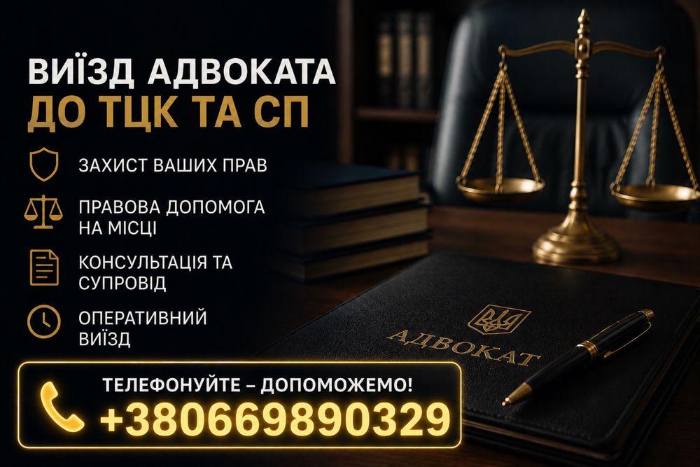 Виїзд адвоката в ТЦК Яремче