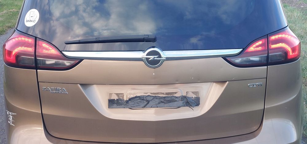opel zafira c lampa lampy tył tylna lewa + prawa led komplet europa