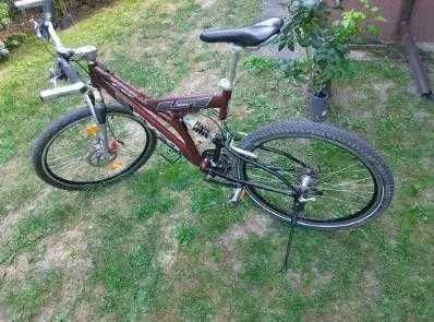 Piękny wiśniowy rower MTB CYCO produkcji niemieckiej.Okazja