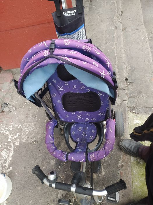 Продам детский трёхколёсный велосипед, с ручкой управления для родител