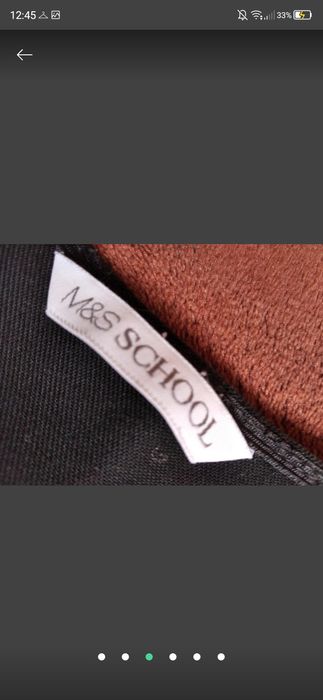 Брендовое школьное платье сарафан M&S collection