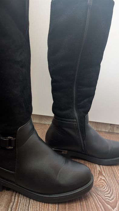 Зимові жіночі високі чоботи (сапоги)