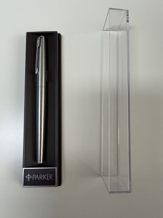 Esferográfica Parker “Roller Ball” - Inox Escovado