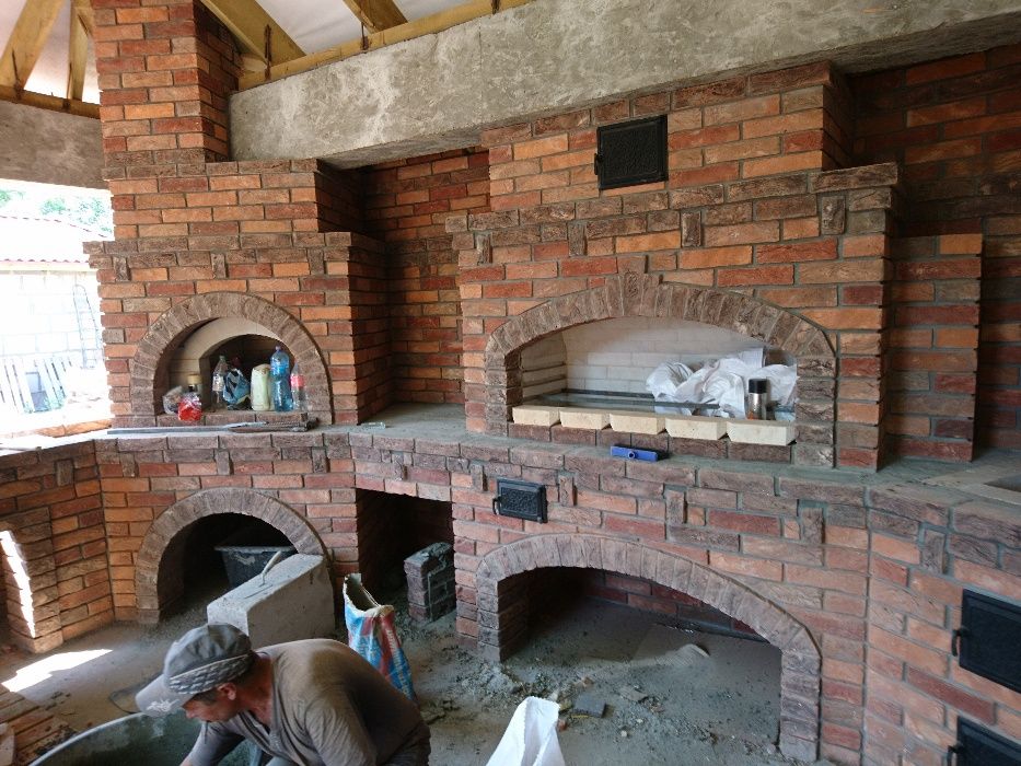 Мангалы с кирпича.