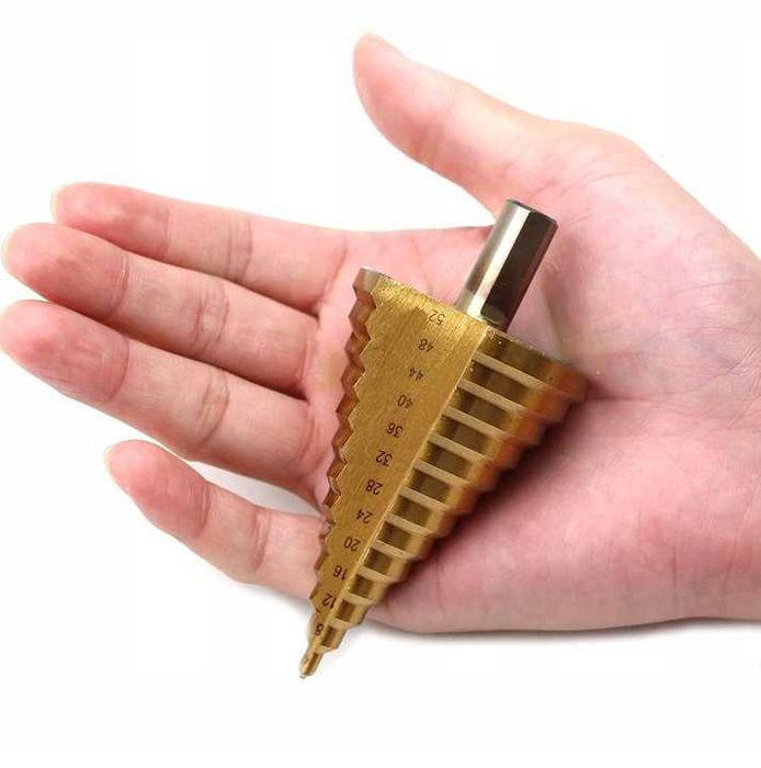 Wiertło stopniowe stożkowe HSS do metalu 4-52mm