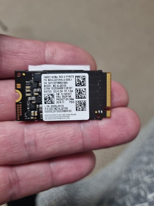 SSD M2 512GB  Samsung. 100%здоров'я.