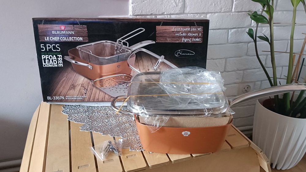Blaumann Garnek i patelnia BL-3367N-3T