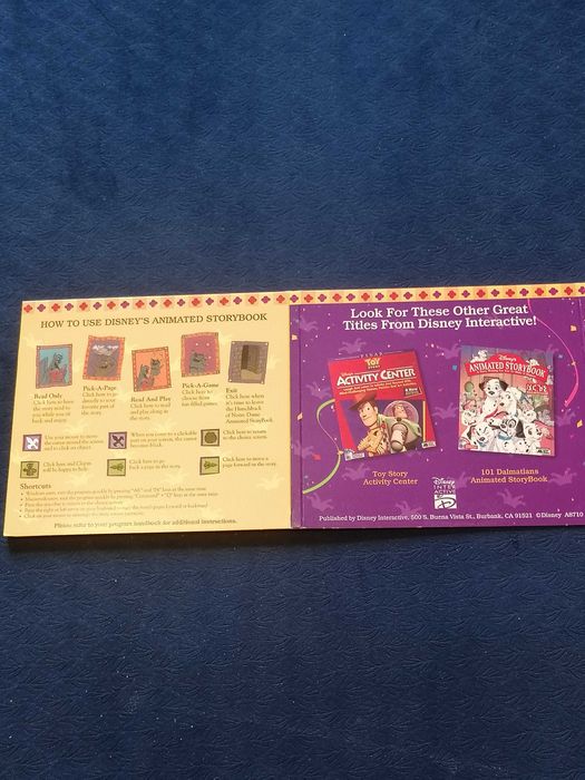 PC Cd Rom Animated Storybook